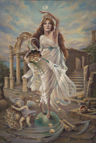 Goddess Tyche & Cupid